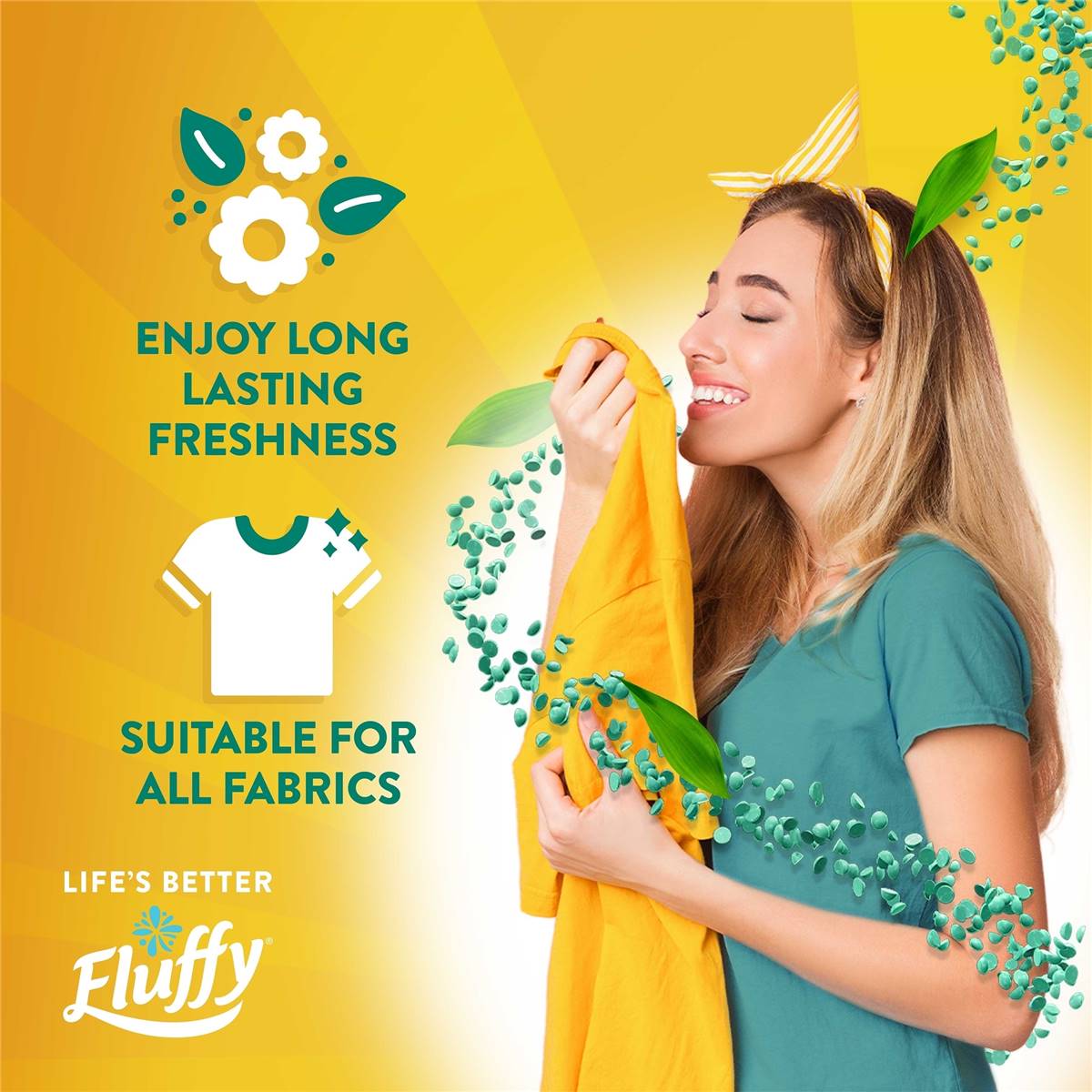 Fluffy Laundry In Wash Scent Booster Beads Seas The Day 250g Woolworths