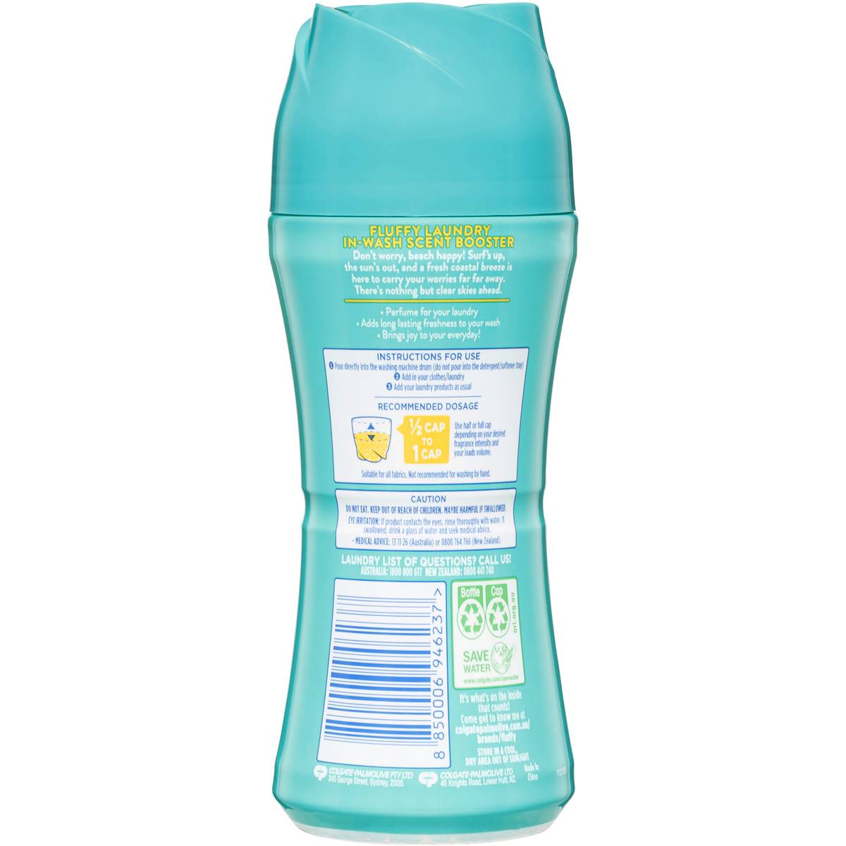 Fluffy Laundry In Wash Scent Booster Beads Seas The Day 250g Woolworths