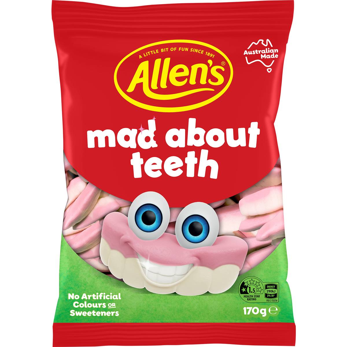 Allen s Mad About Teeth Lollies 170g Woolworths allen-s-mad-about-teeth-lollies-170g-woolworths