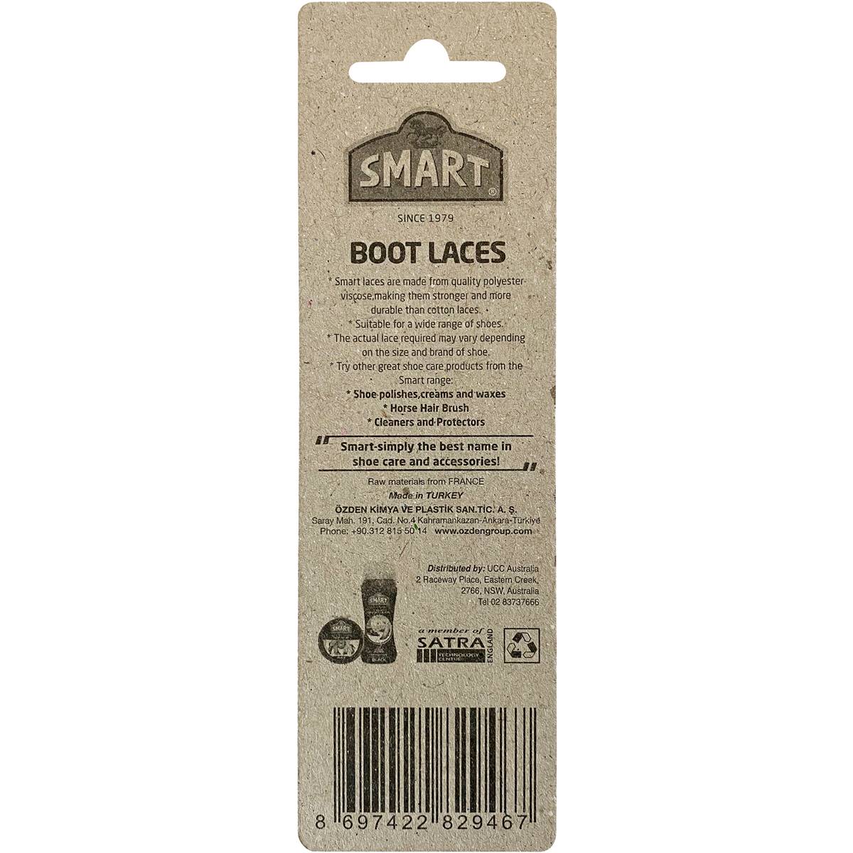 Smart Smart Boot Laces Black 120cm Each Woolworths