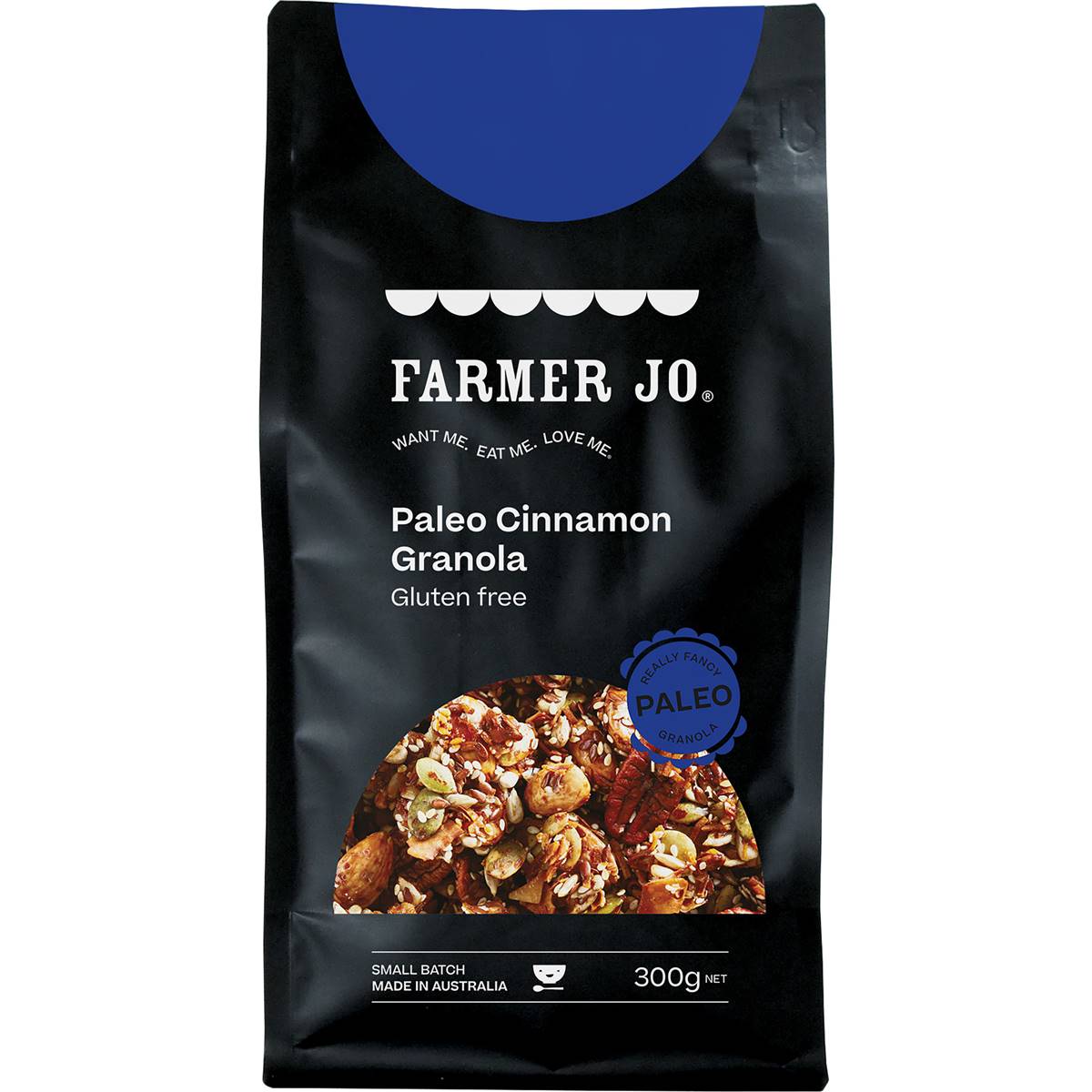 Farmer Jo Paleo Cinnamon Granola 300g Woolworths