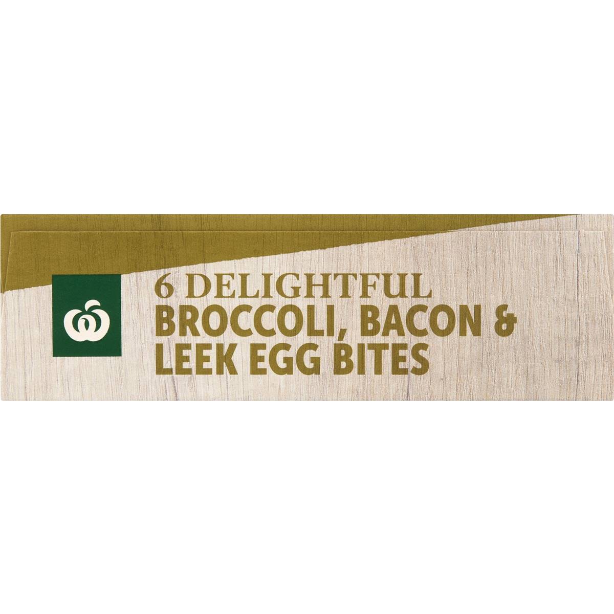 Woolworths Broccoli, Bacon & Leek Egg Bites 6 Pack Woolworths