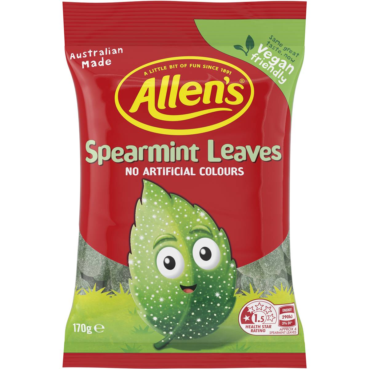 Allen's Spearmint Leaves Vegan Friendly 170g Woolworths