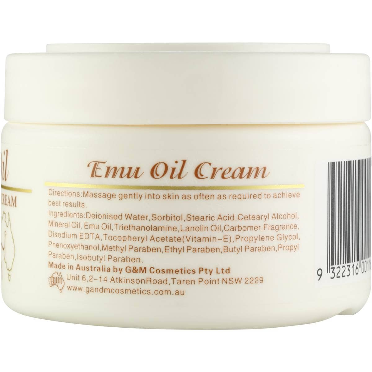Australian Emu Oil Moisturising Cream With Vitamin E 250g Woolworths