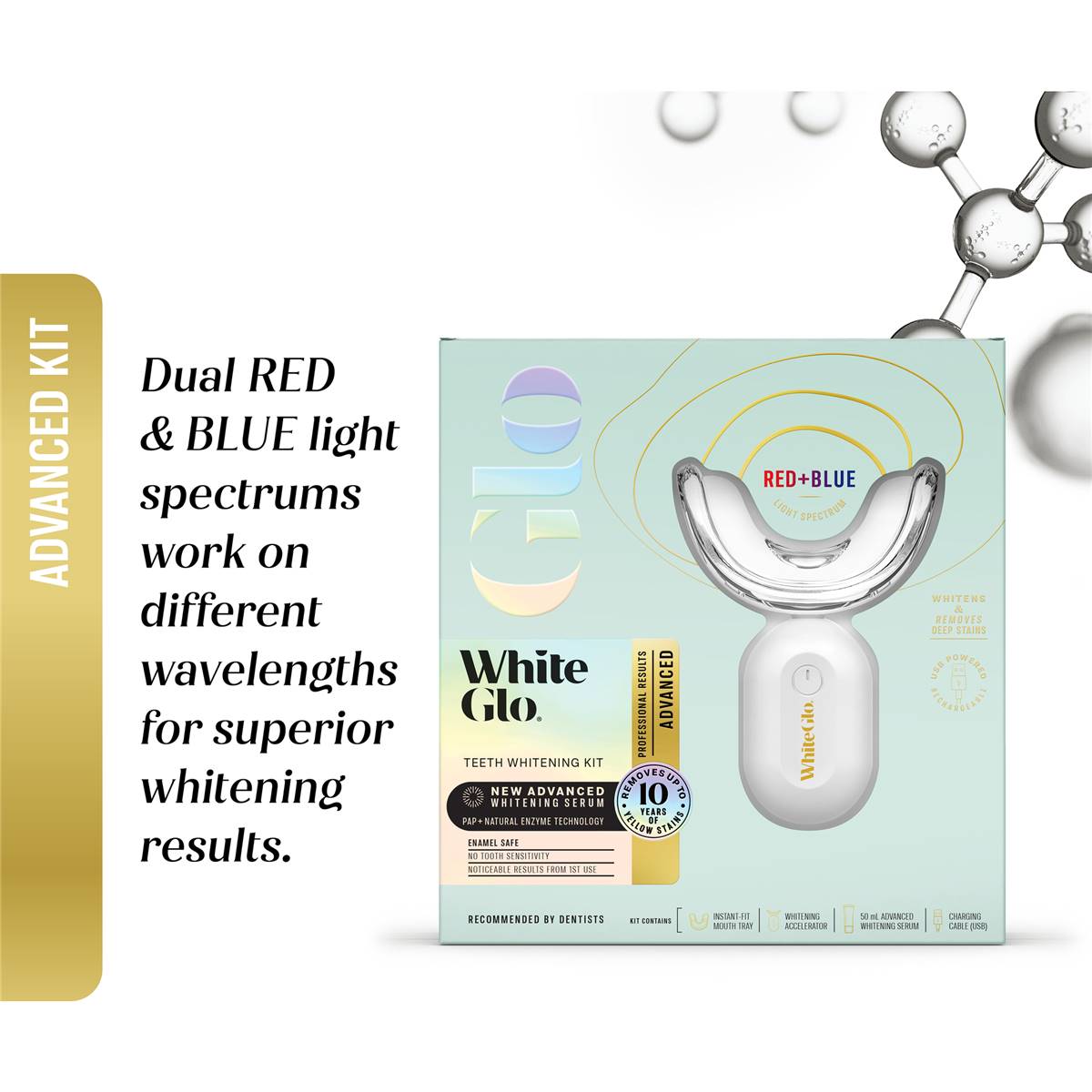 White Glo Teeth Whitening Kit Advanced Teeth Whitening Kit Each