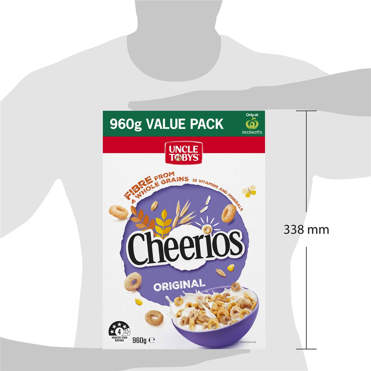 Uncle Tobys Cheerios Breakfast Cereal 960g Woolworths