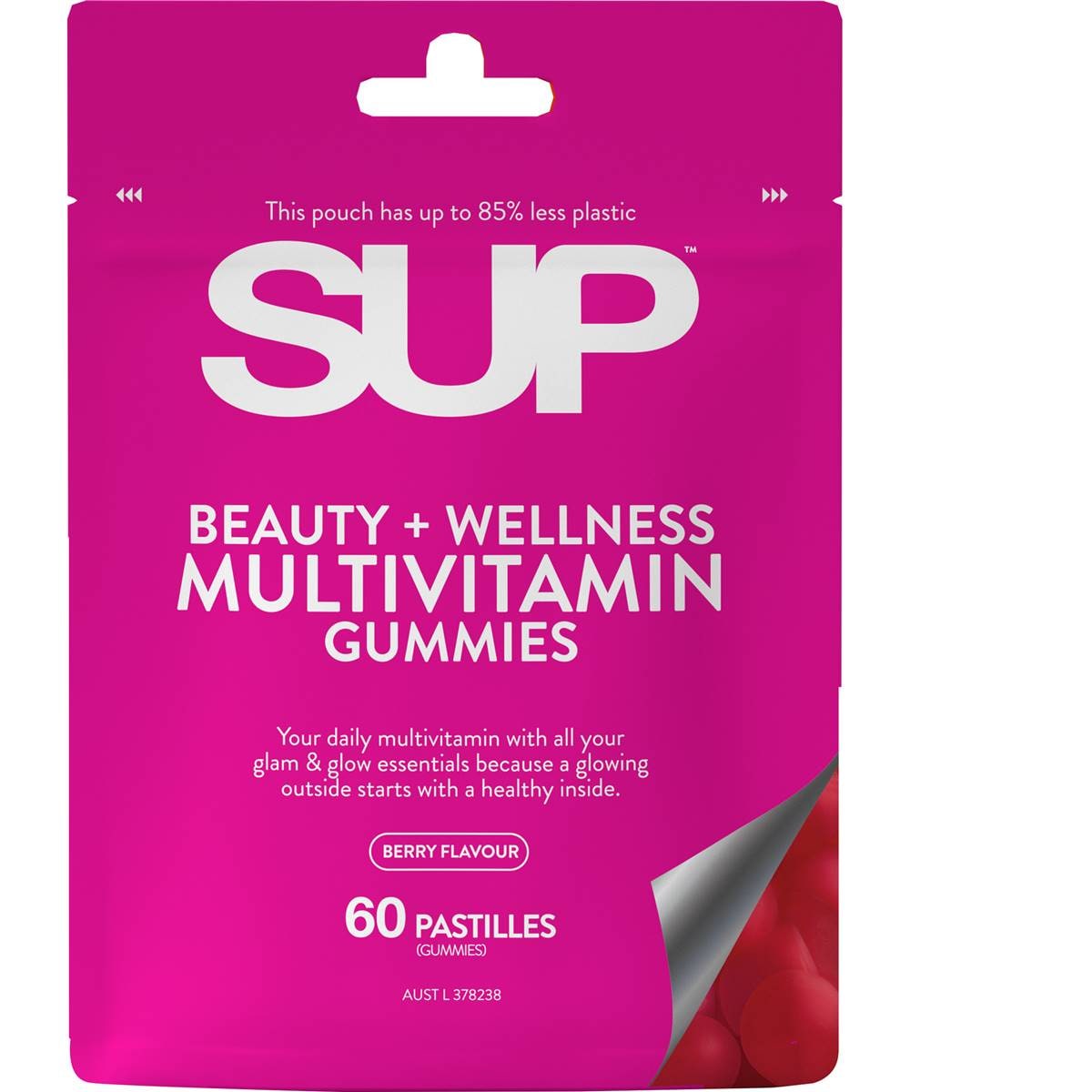 Sup Beauty & Wellness Multivitamin Gummies 60 Pack Woolworths