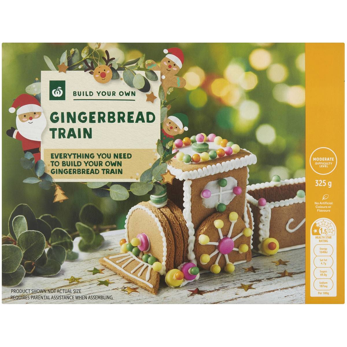Woolworths Build Your Own Gingerbread Train 325g Woolworths