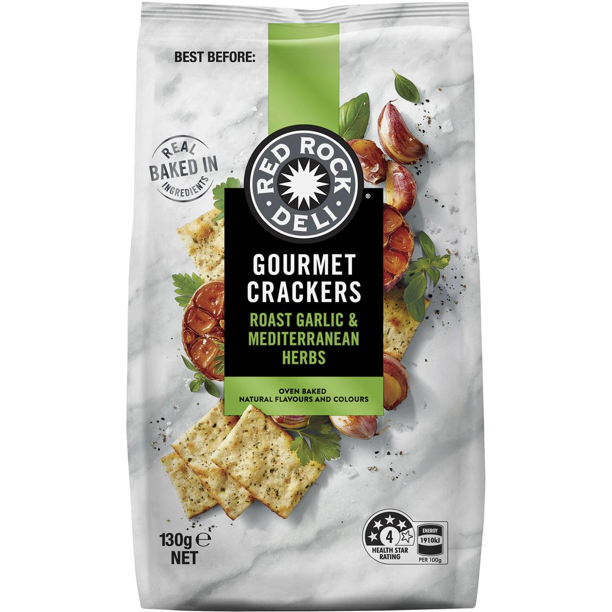 red-rock-deli-gourmet-crackers-roast-garlic-mediterranean-herbs-130g