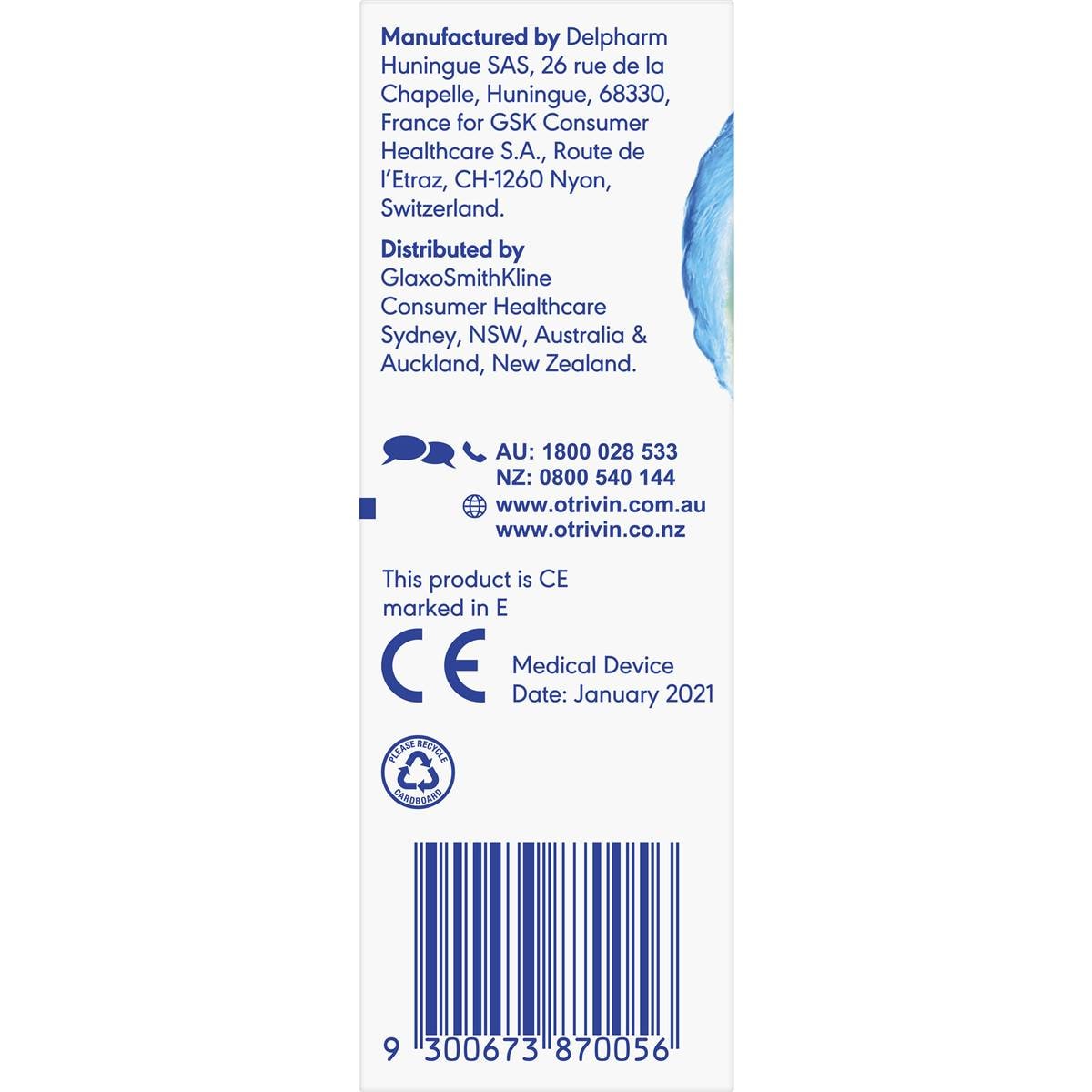 Otrivin Baby Nasal Spray 15ml Woolworths