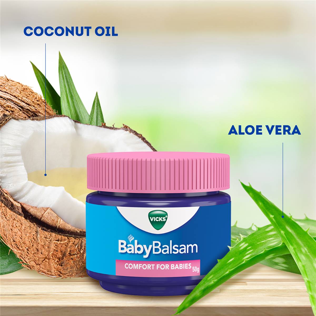 Vicks Baby Balsam Decongestant Chest Rub 50g Woolworths