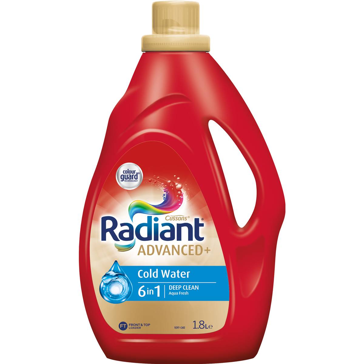 Radiant Advanced Cold Water 6 in 1 Laundry Liquid Detergent 1 8l 