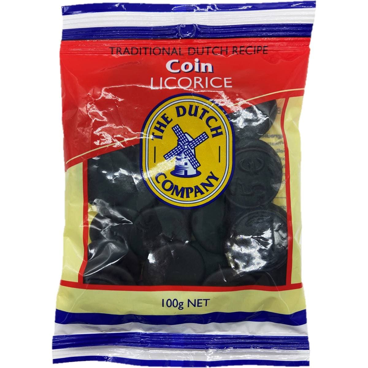 The Dutch Company Confectionary Coin Licorice 100g Woolworths