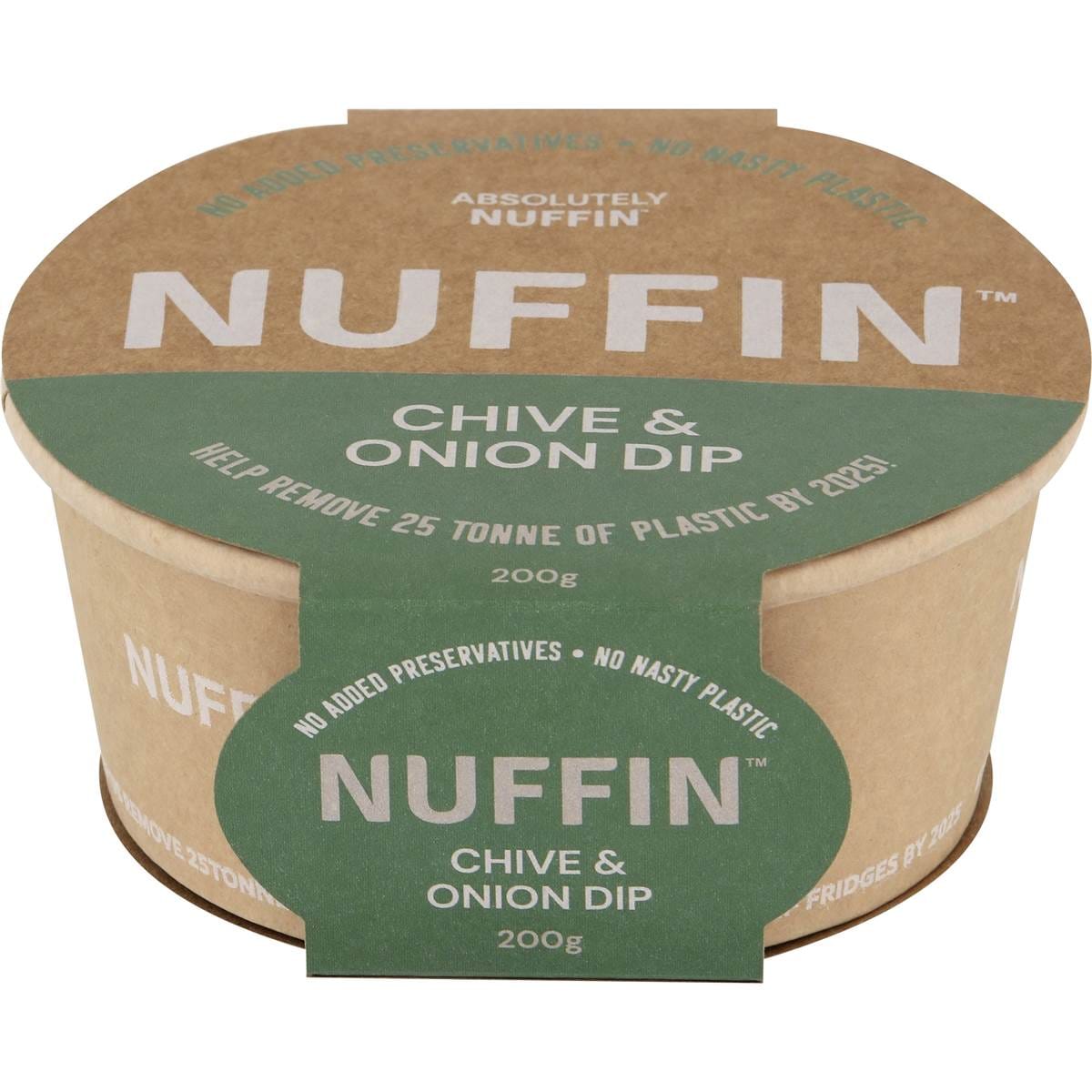 Nuffin Chive & Onion Dip 200g Woolworths