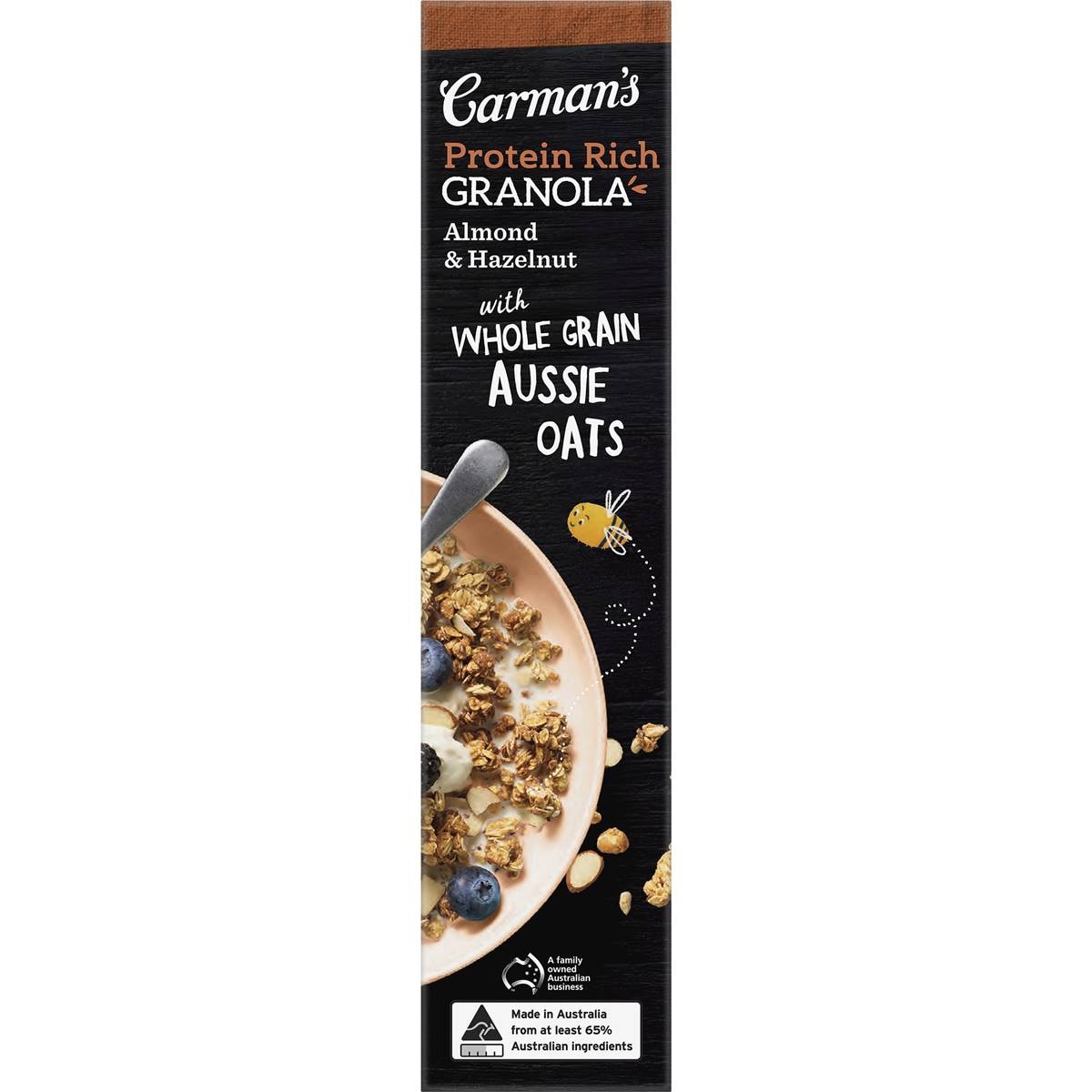 Carman's Granola Protein Rich Almond & Hazelnut 450g Woolworths