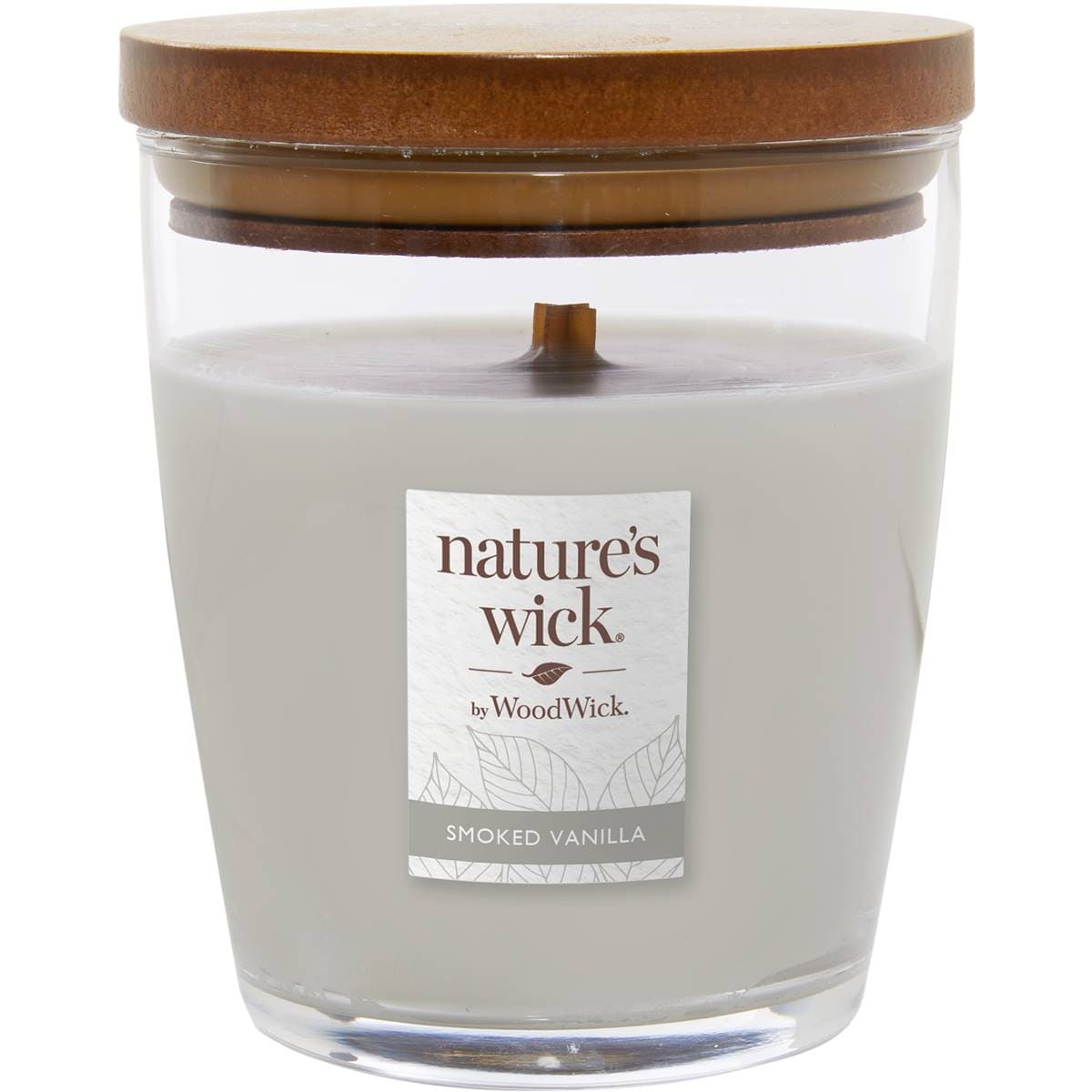 Woodwick Nature's Wick Scented Candle Smoked Vanilla Each Woolworths