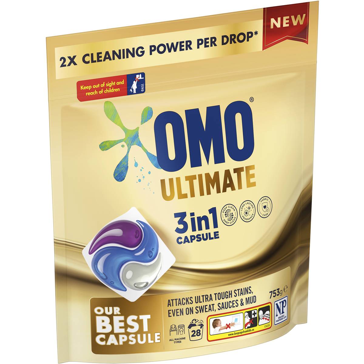 Omo Ultimate Laundry Capsules 3 In 1 Capsules 28 Pack Woolworths