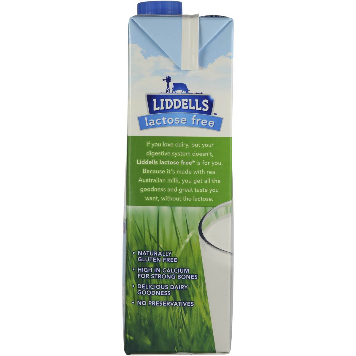 Liddells Skim Long Life Milk Lactose Free 1l Woolworths