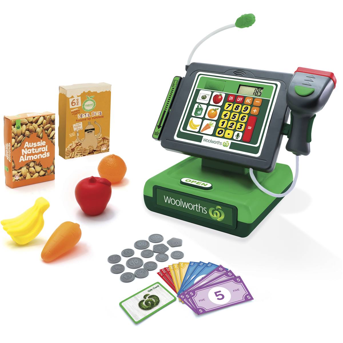 Woolworths Deluxe Checkout Cash Register With Accessories Set Each Woolworths