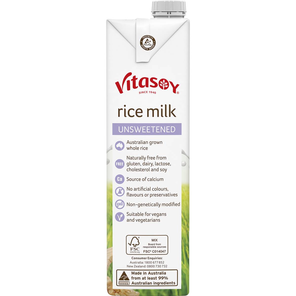 Vitasoy Rice Milk 1l Woolworths