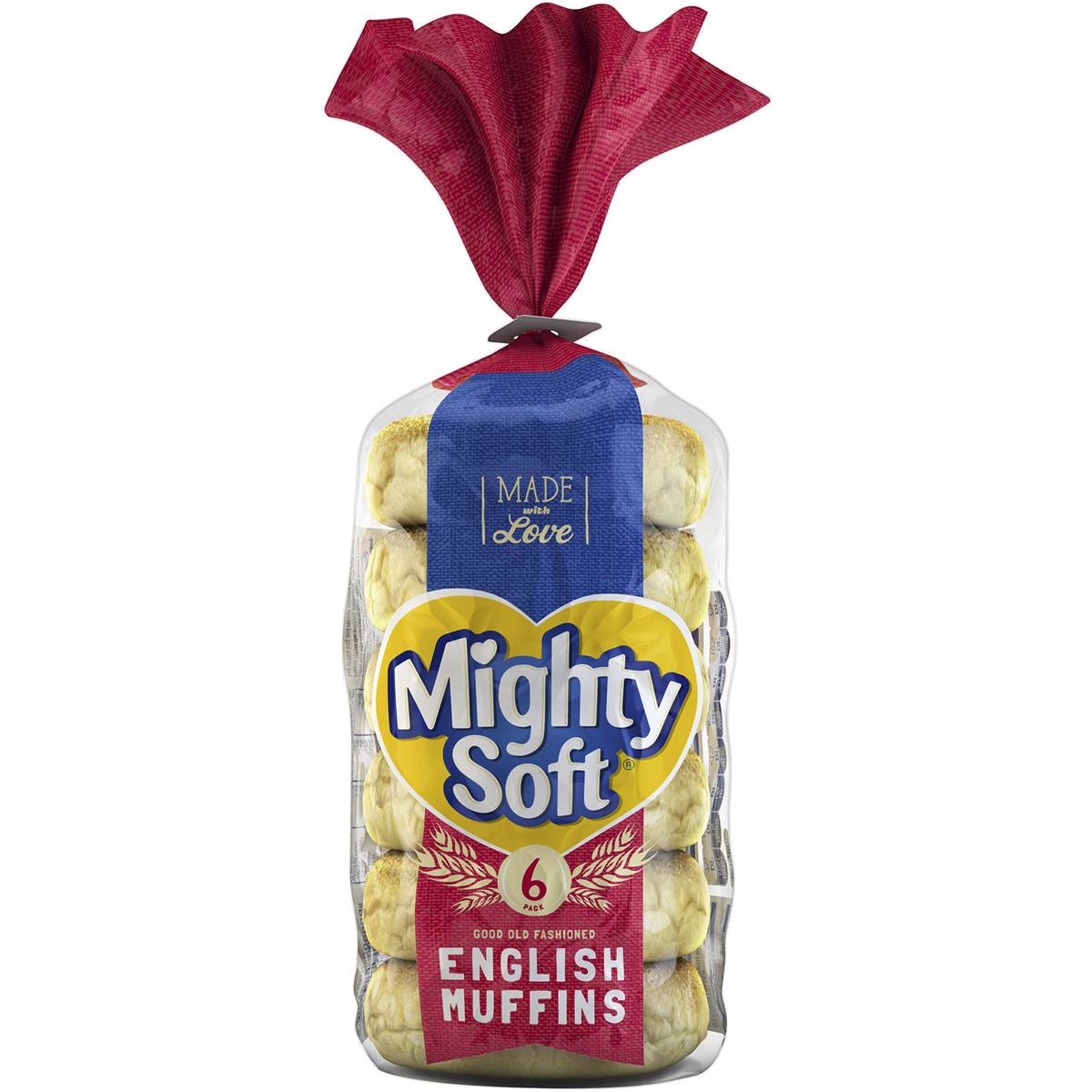 Mighty Soft English Muffins 97 Fat Free 6pk Woolworths
