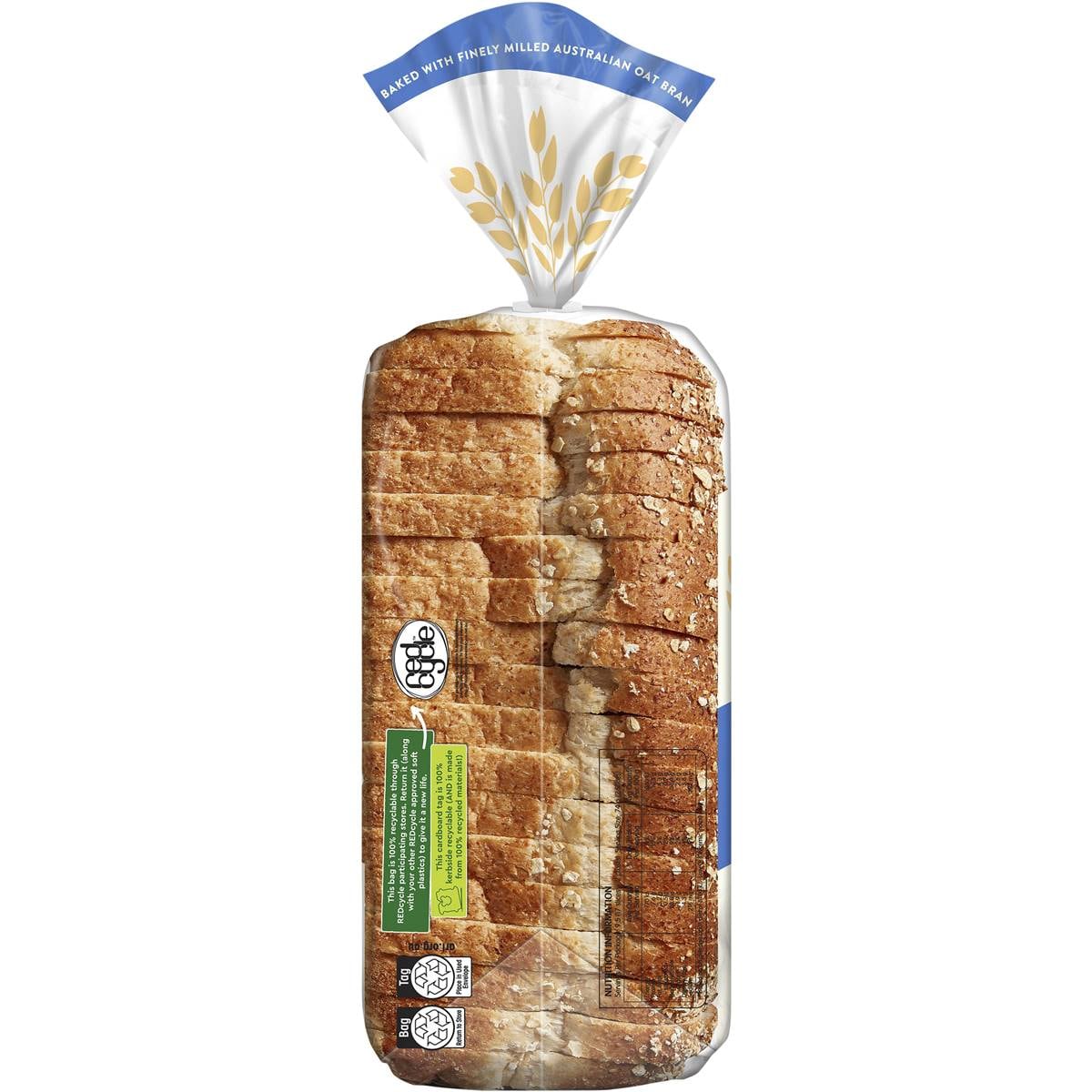 Tip Top Bakery Oatilicious White Bread Oats Loaf Low Gi 700g Woolworths