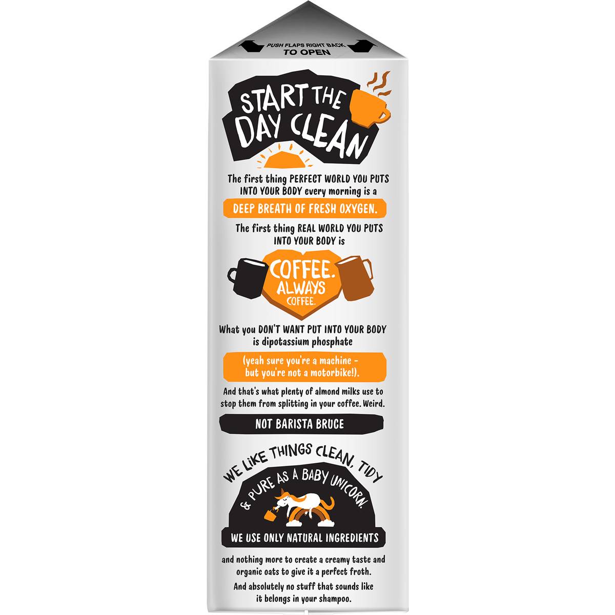 Barista Bruce Organic Almond Milk 1l Woolworths