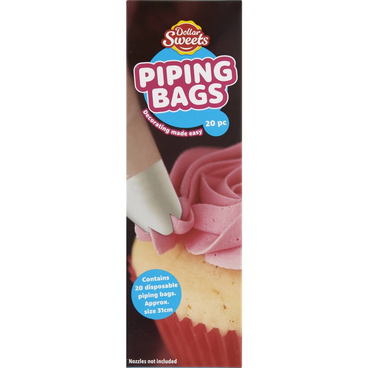 Dollar Sweets Piping Bags Refill 20 Pack Woolworths