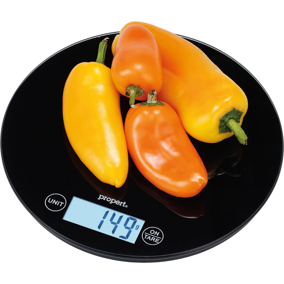 Propert 5kg Round Glass Top Digital Scale Each Woolworths