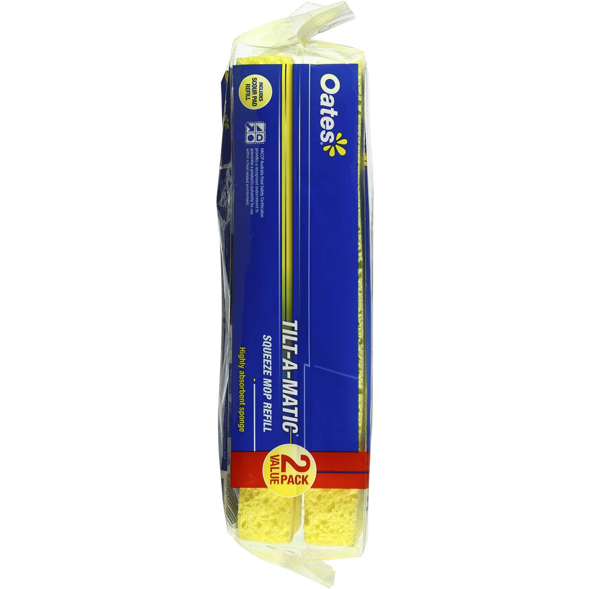 Oates Mop Tiltamatic Sponge Refill 2pk Woolworths