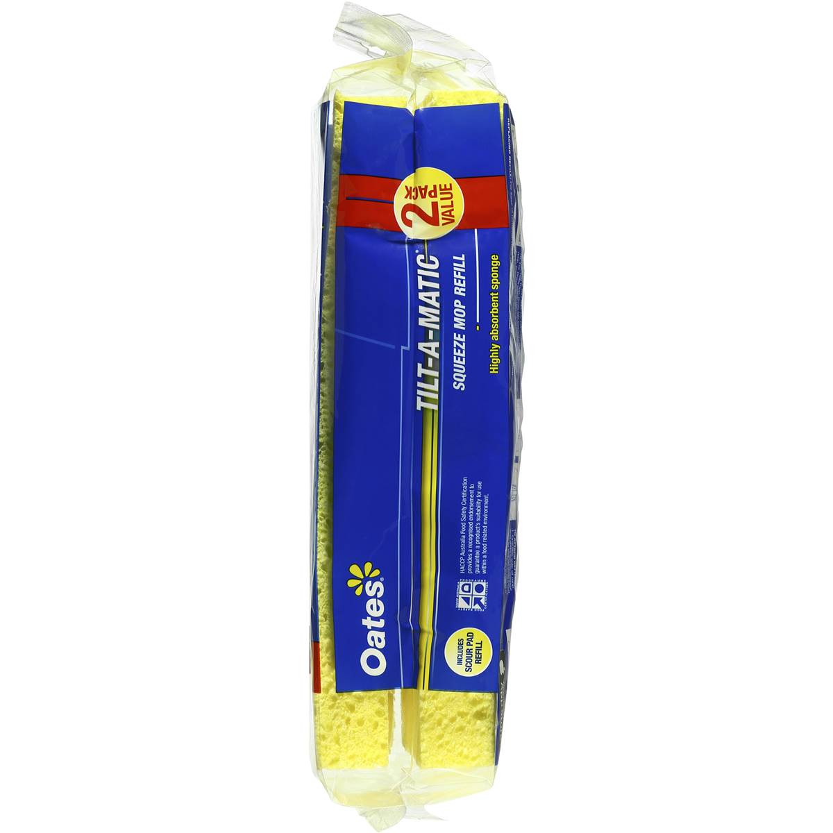 Oates Mop Tiltamatic Sponge Refill 2pk Woolworths