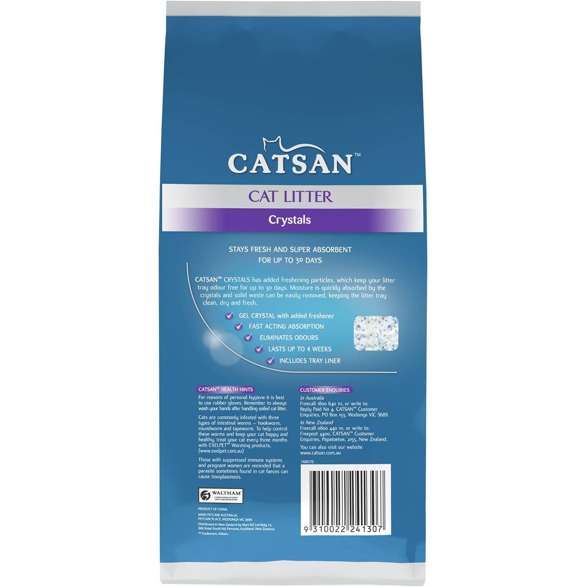 Catsan Cat Litter Crystals 2kg Woolworths