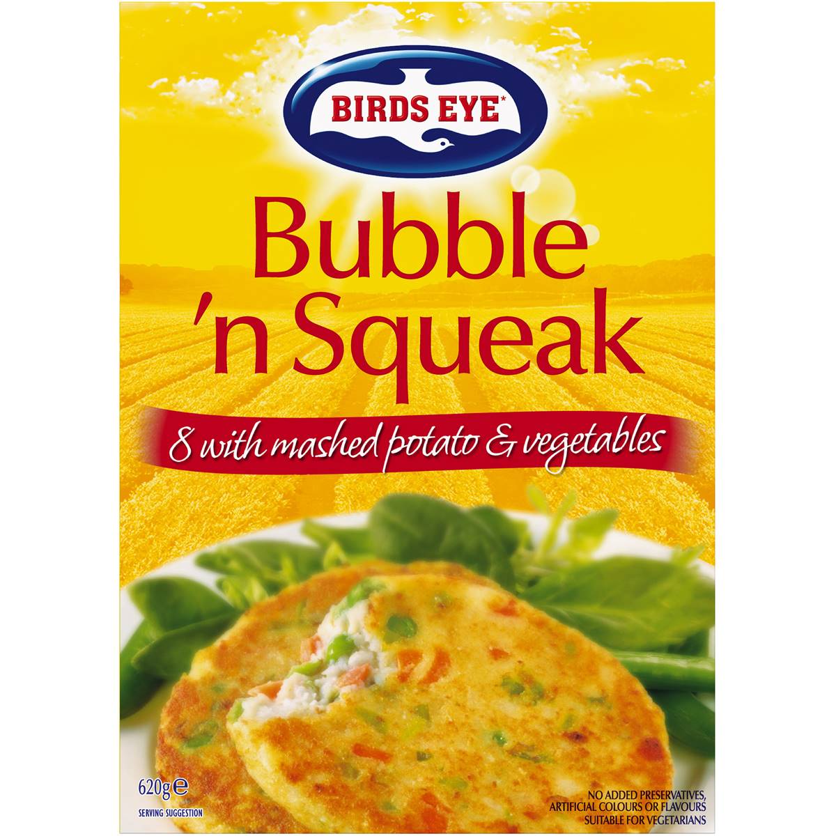 Birds Eye Bubble & Squeak Vegetable Patties 8 Pack Woolworths