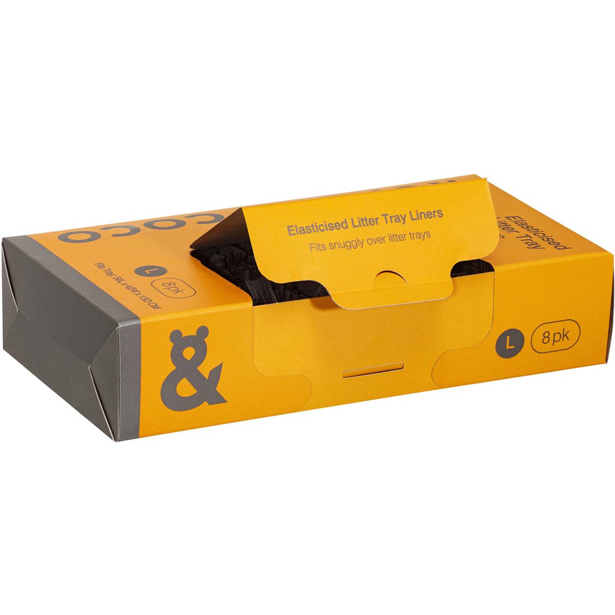 Rufus & Coco Elasticised Litter Tray Liners 8 Pack Woolworths