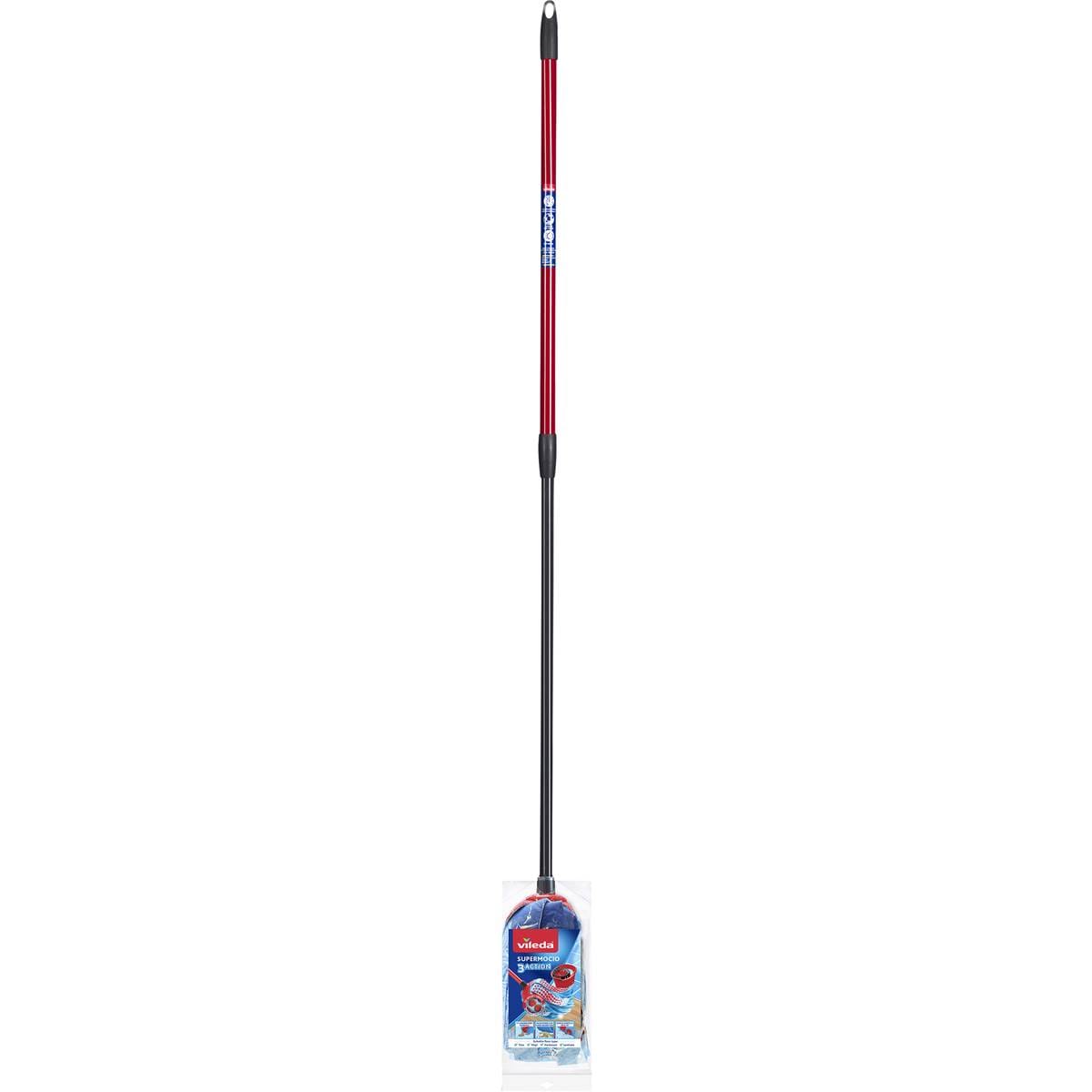 Vileda Supermocio 3 Action Mop With Telescopic Handle Each Woolworths