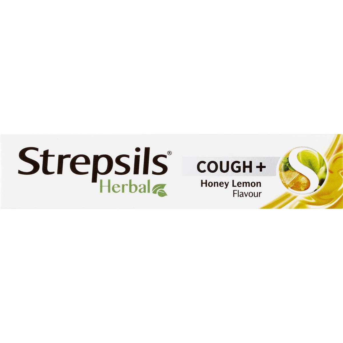 Strepsils Herbal Cough Blocked Nose Sore Throat Lozenges Honey Lemon 16