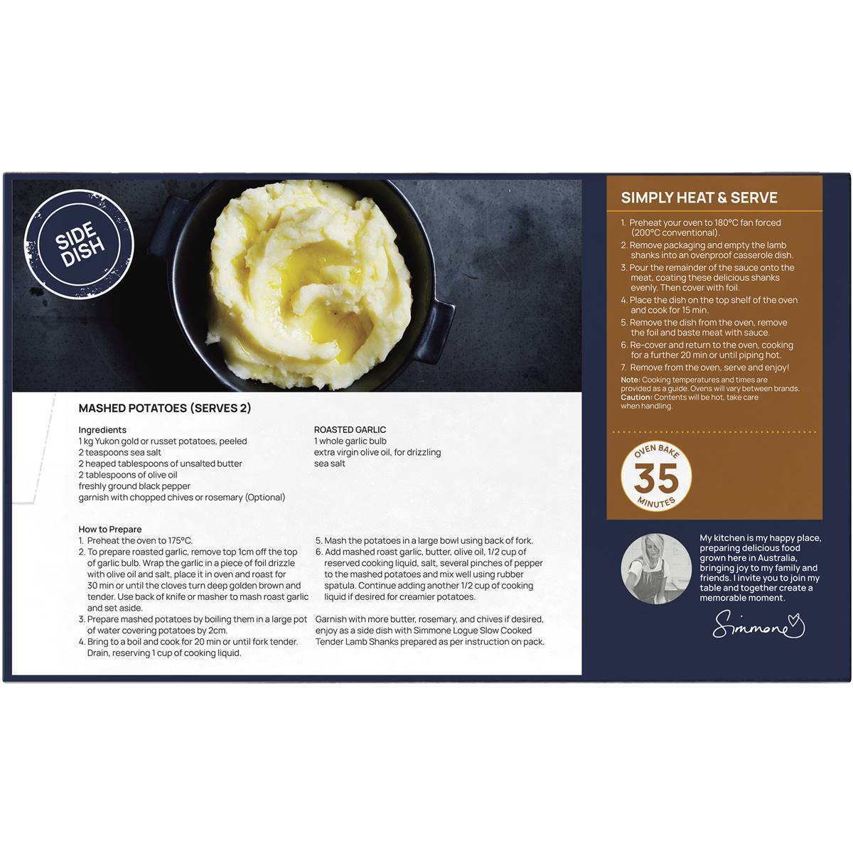 Simmone Logue Slow Cooked Lamb Shanks 900g Woolworths