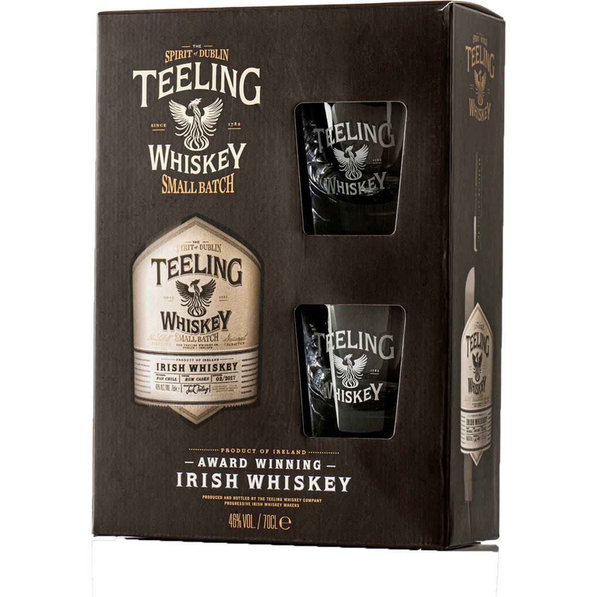 Teeling Whiskey Small Batch With 2 Glass Gift Pack