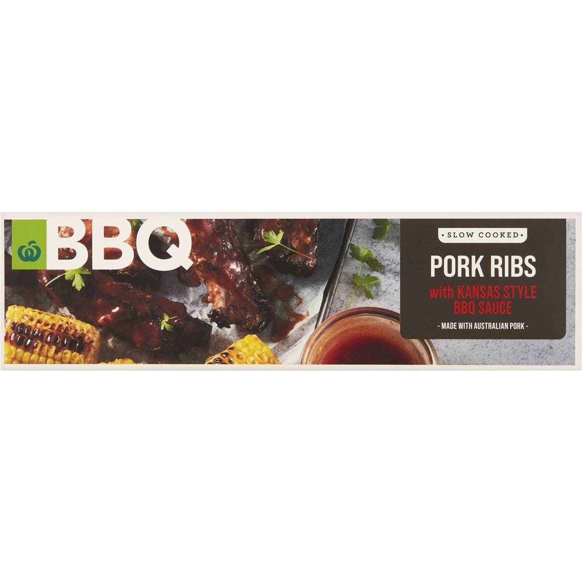 Woolworths Bbq Pork Ribs With Kansas Style Bbq Sauce 700g Woolworths