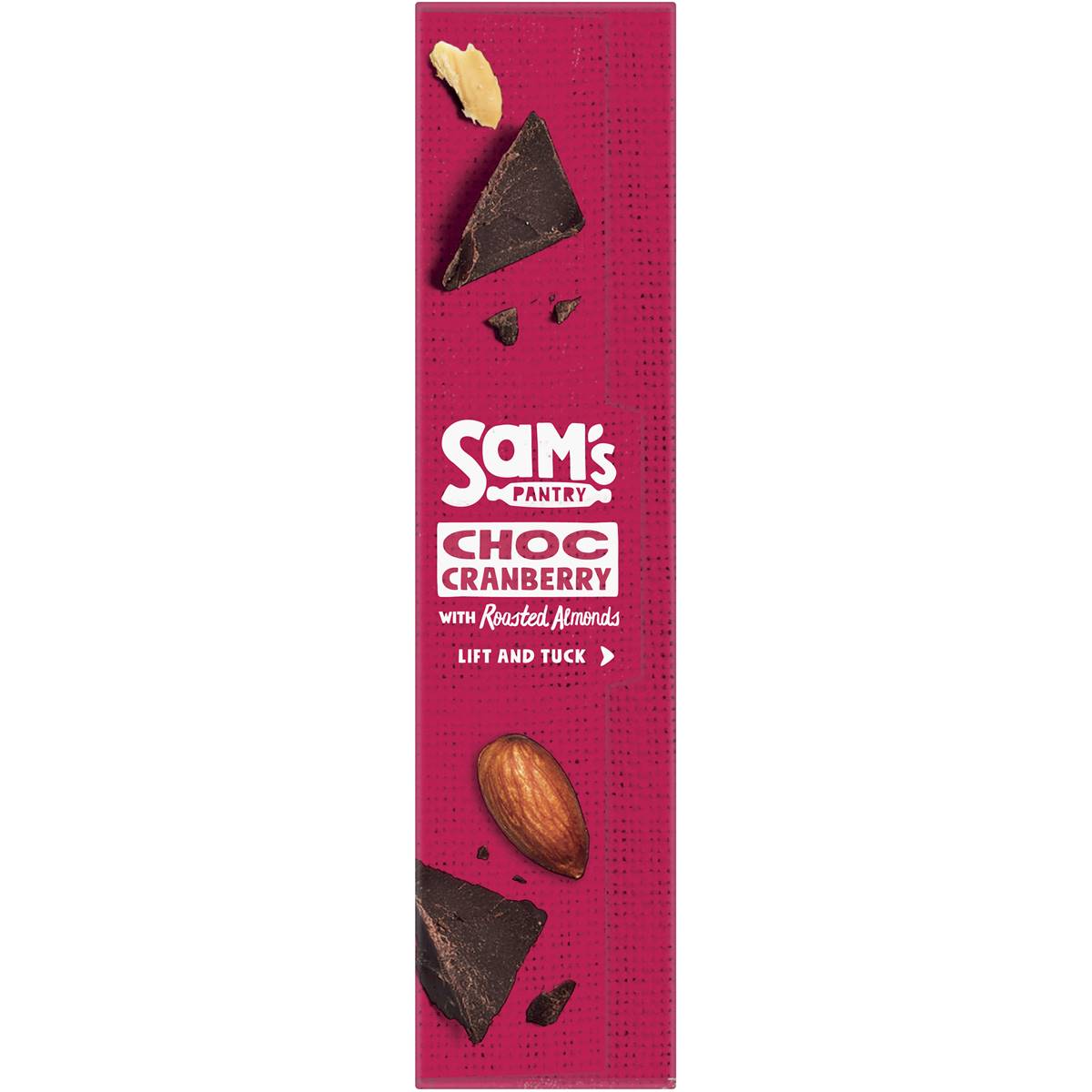 Sam's Pantry Choc Cranberry With Roasted Almonds Nut Bar 5 Pack