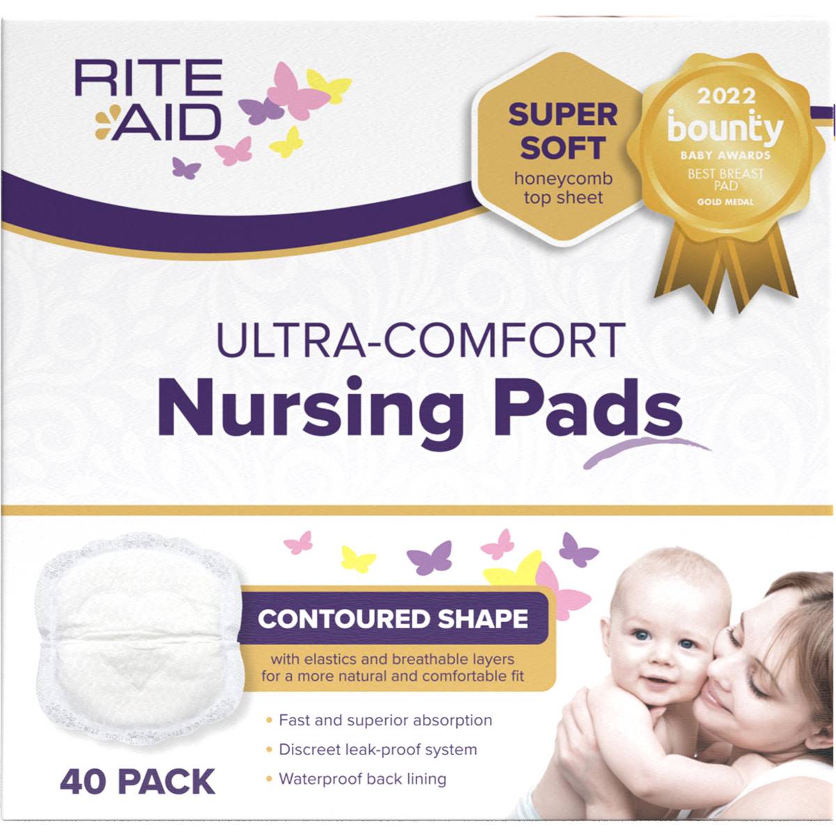 Rite Aid Nursing Pads 40 Pack Woolworths
