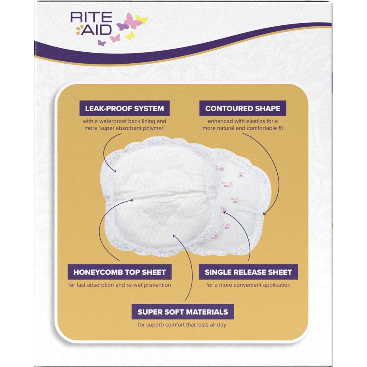 Rite Aid Nursing Pads 40 Pack Woolworths