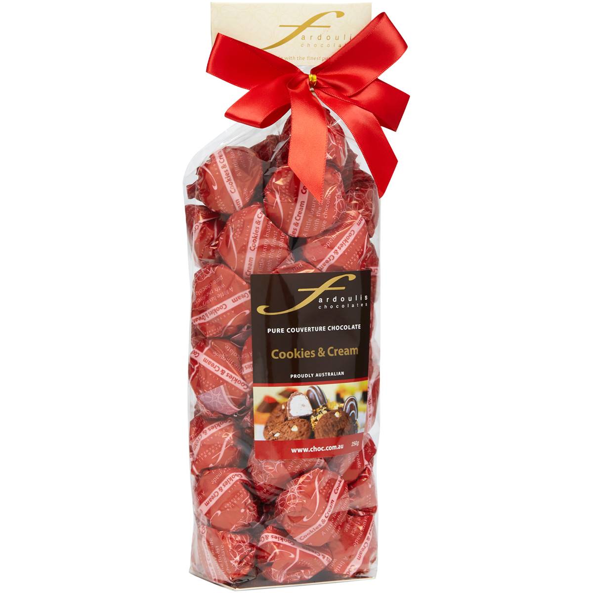 Fardoulis Chocolates Cookies & Cream Chocolates Gift Bag 250g Woolworths