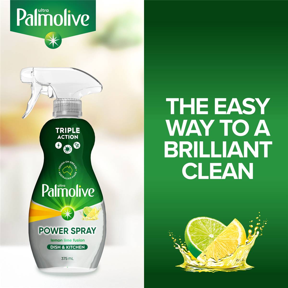 Palmolive Dishwashing Liquid Spray Lemon Ultra 375ml Woolworths