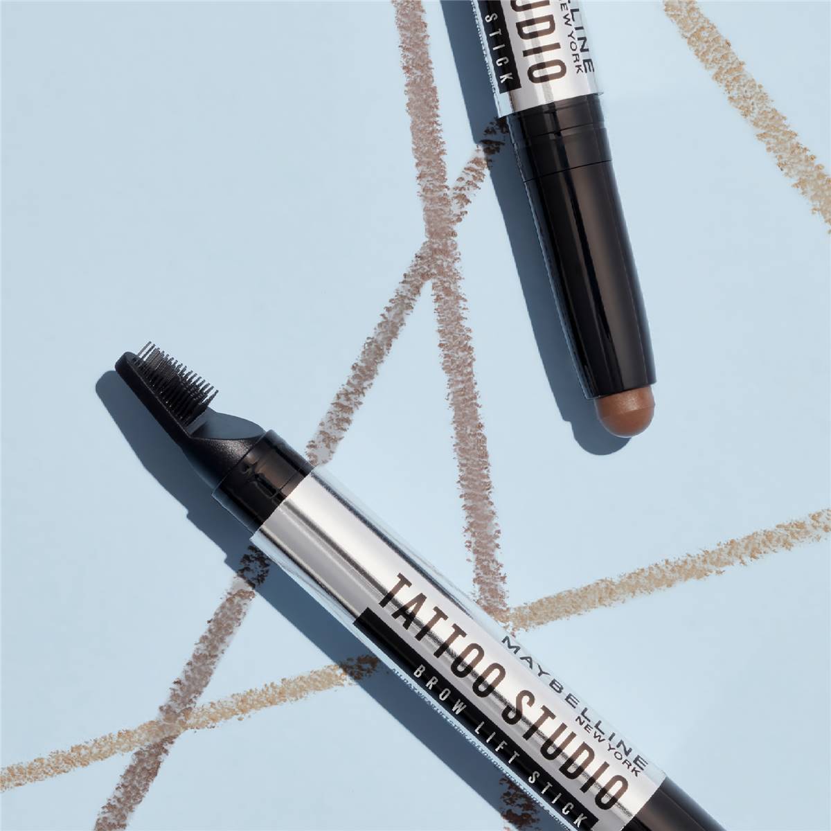 Maybelline Tattoo Studio Brow Lift Stick 02 Deep Brown Each Woolworths   213360 7 