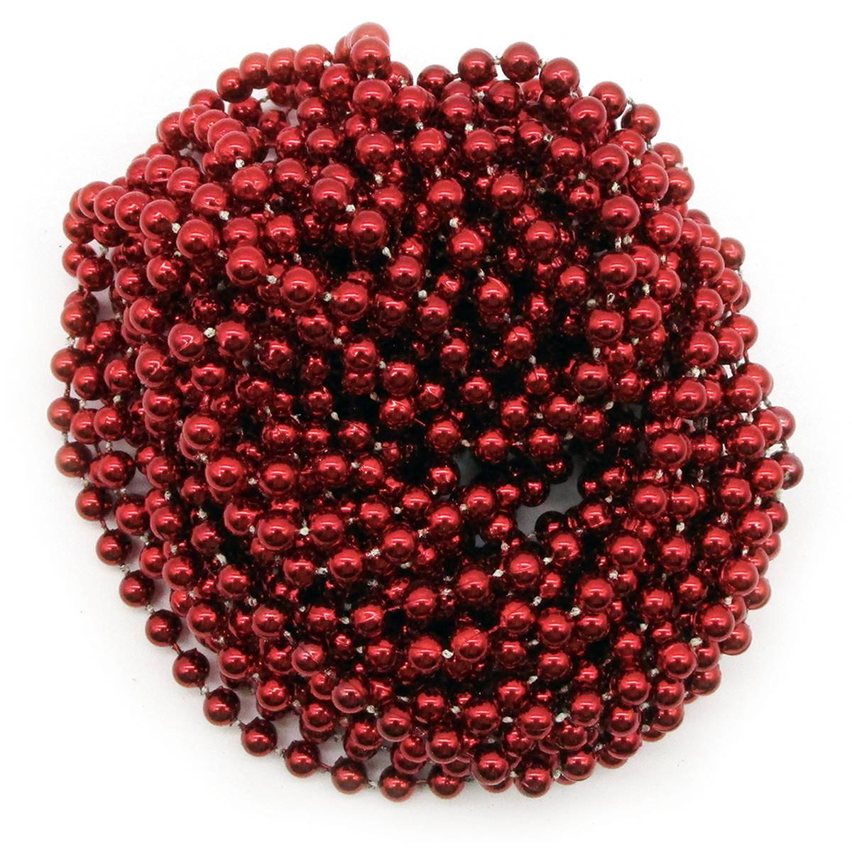 Christmas Traditional Beaded Garland Red 8m Each | Woolworths