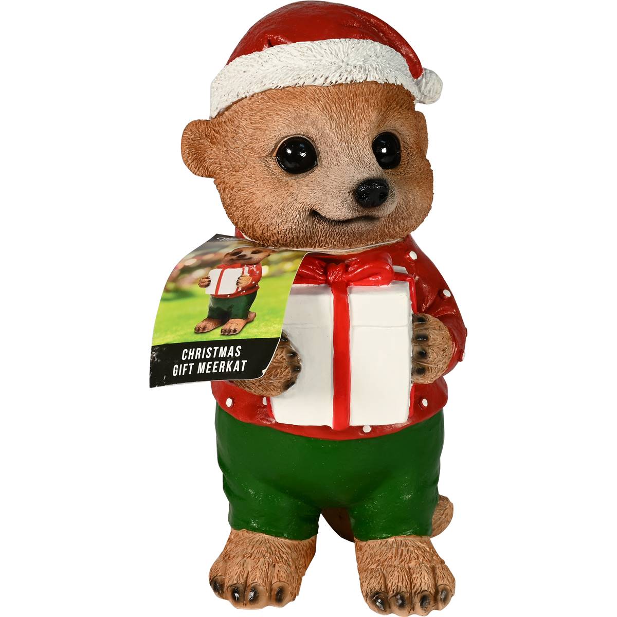 christmas meerkat dog toy