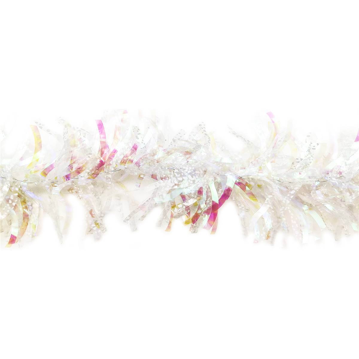 Christmas Tinsel White 4m Each Woolworths