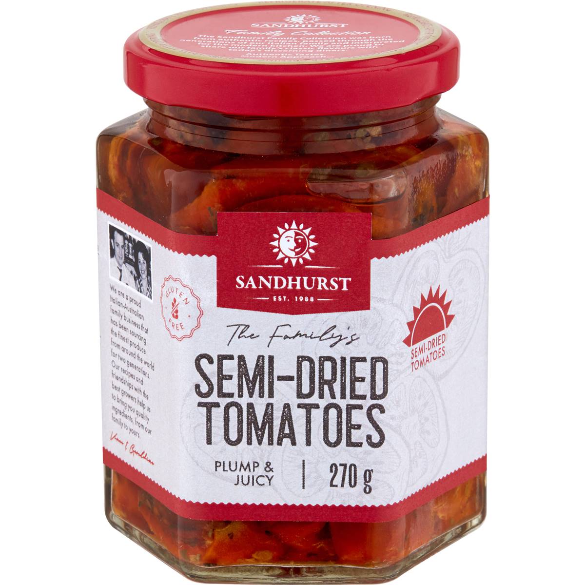 Sandhurst Tomatoes Semi Dried Canola Oil