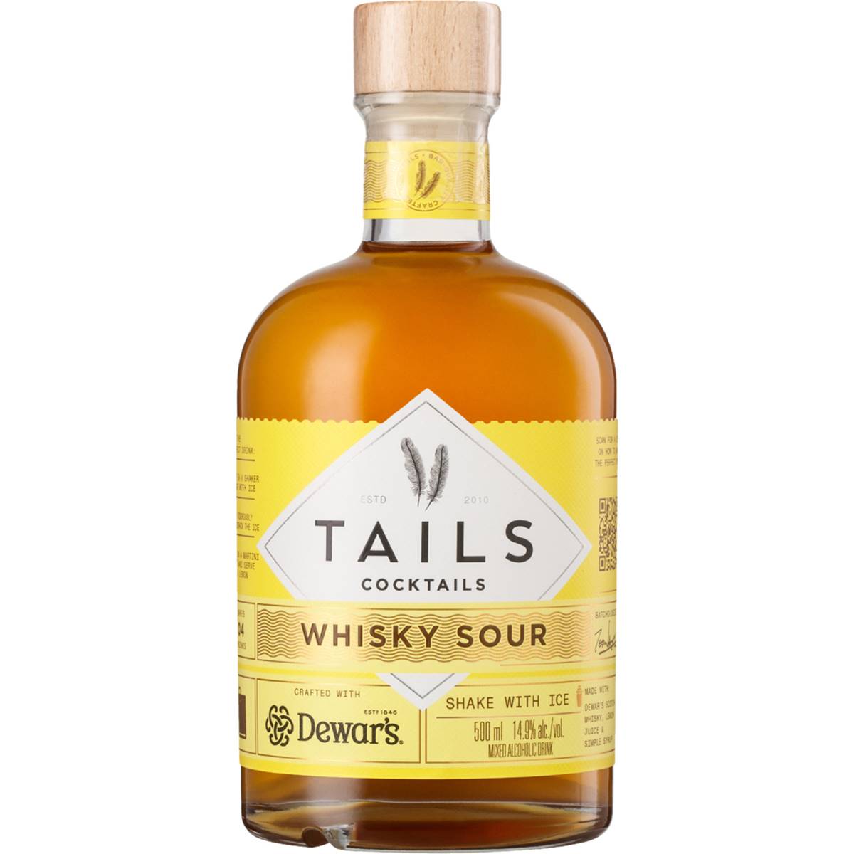 Tails Cocktails Whisky Sour 500ml | Woolworths